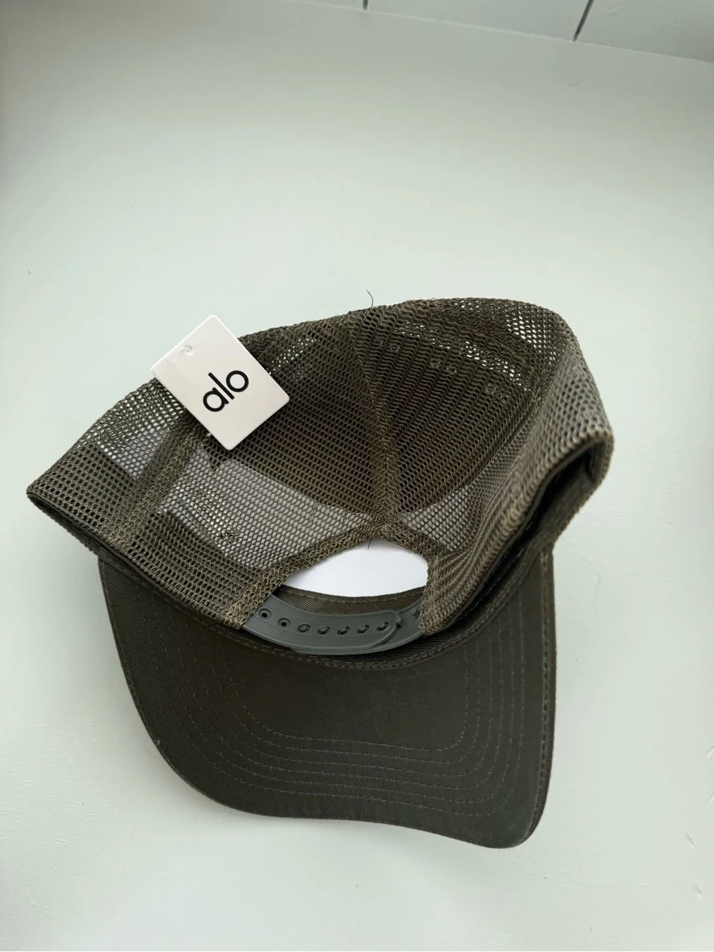 New Alo SnapBack Hat in Olive